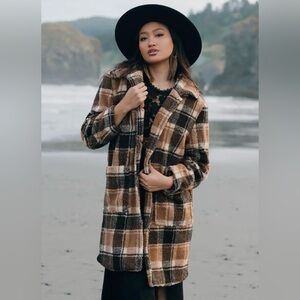NWT Joyfolie | Gertie Coat | Brown Plain